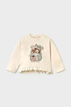 Blusa Mayoral de manga larga de algodón para niños