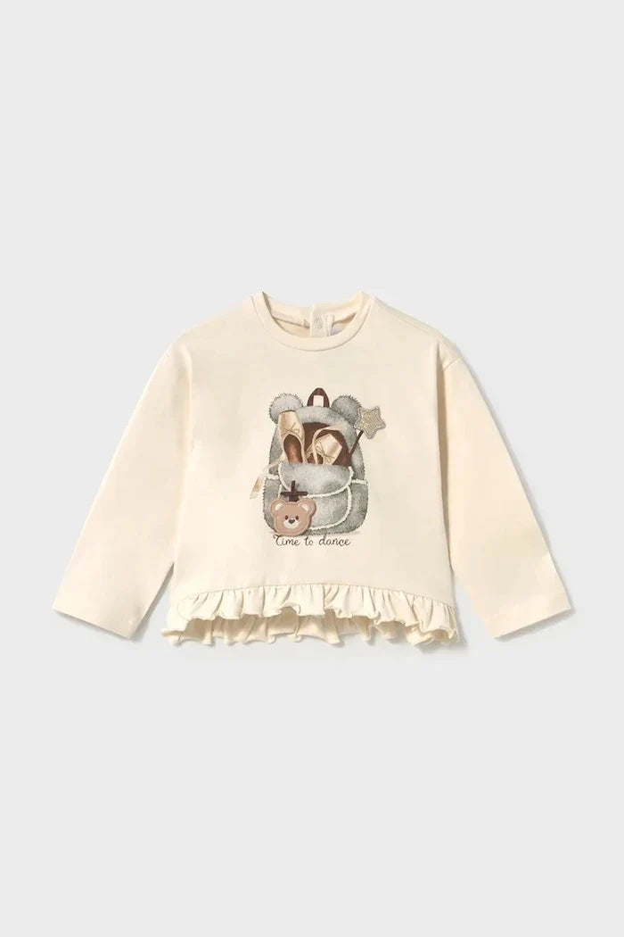 Blusa Mayoral de manga larga de algodón para niños