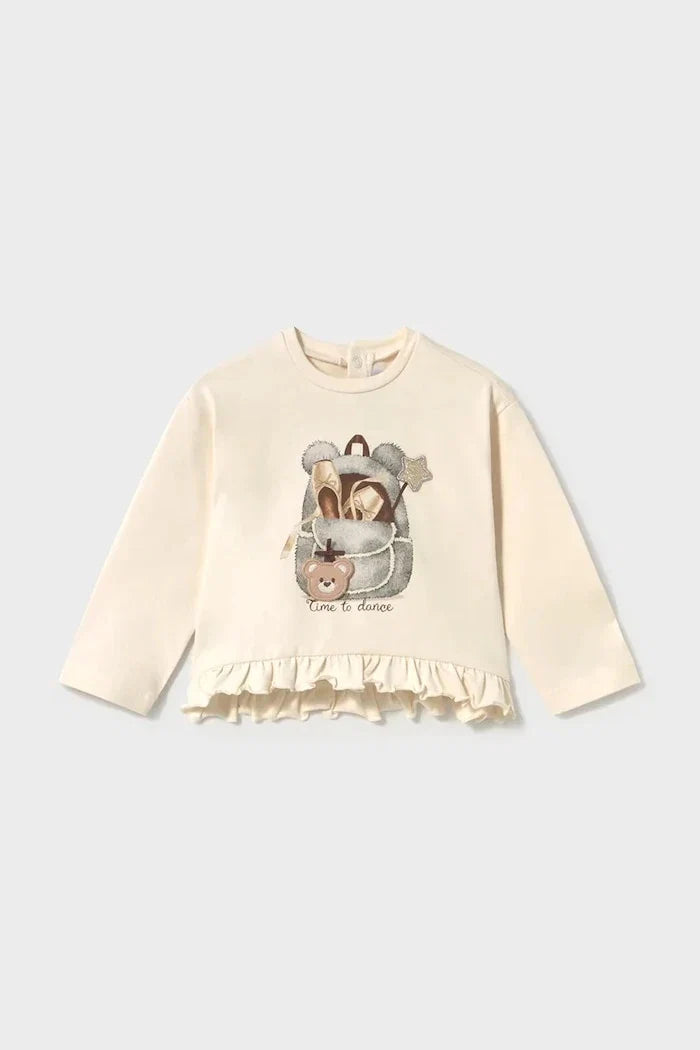 Blusa Mayoral de manga larga de algodón para niños