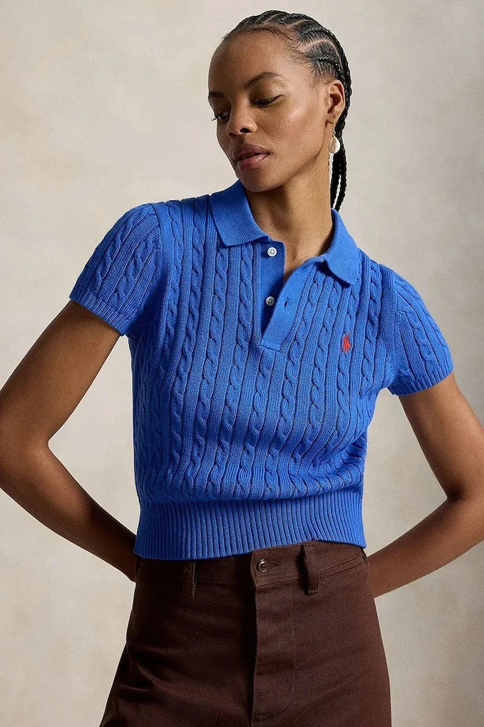 Jersey de manga corta de algodón para mujer Polo Ralph Lauren