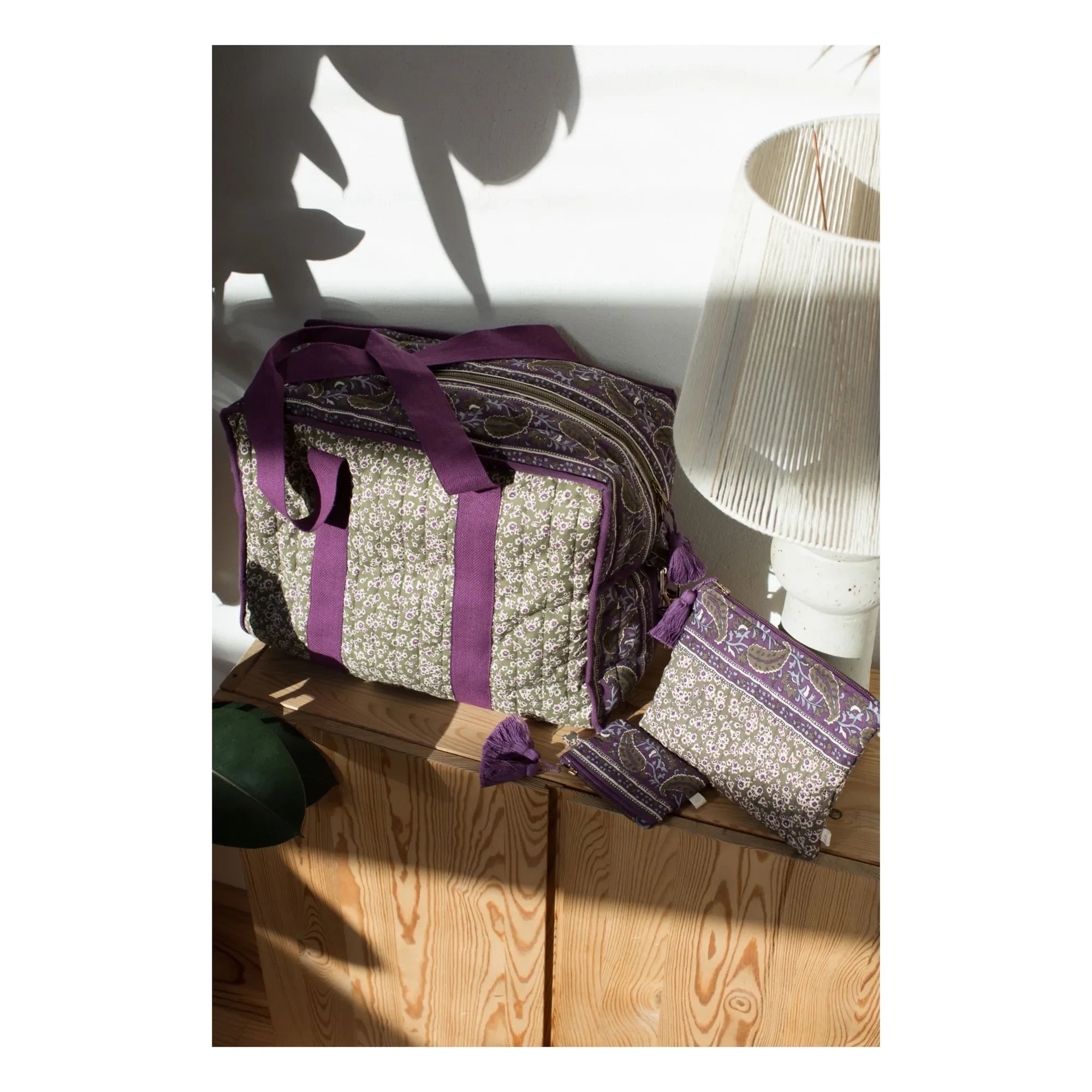 Louise Misha - Bolso Lilio 36h de Algodón Orgánico | Caqui