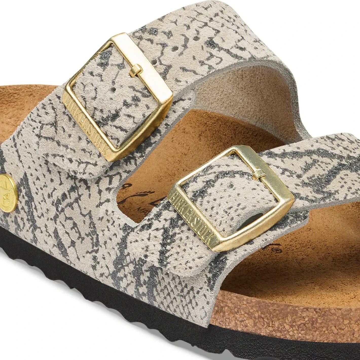 BIRKENSTOCK - Sandalias Arizona Snake | Gris Claro