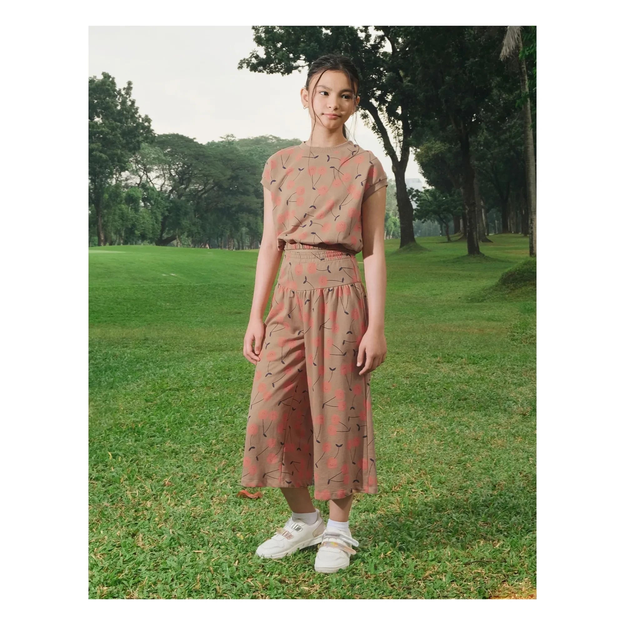 Gingersnaps - Audrey Cherry Bermudas | Marrón