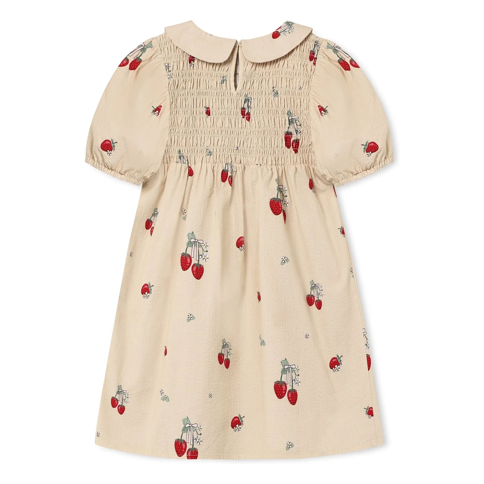 Fliink - Vestido de manzana y fresa | Crudo