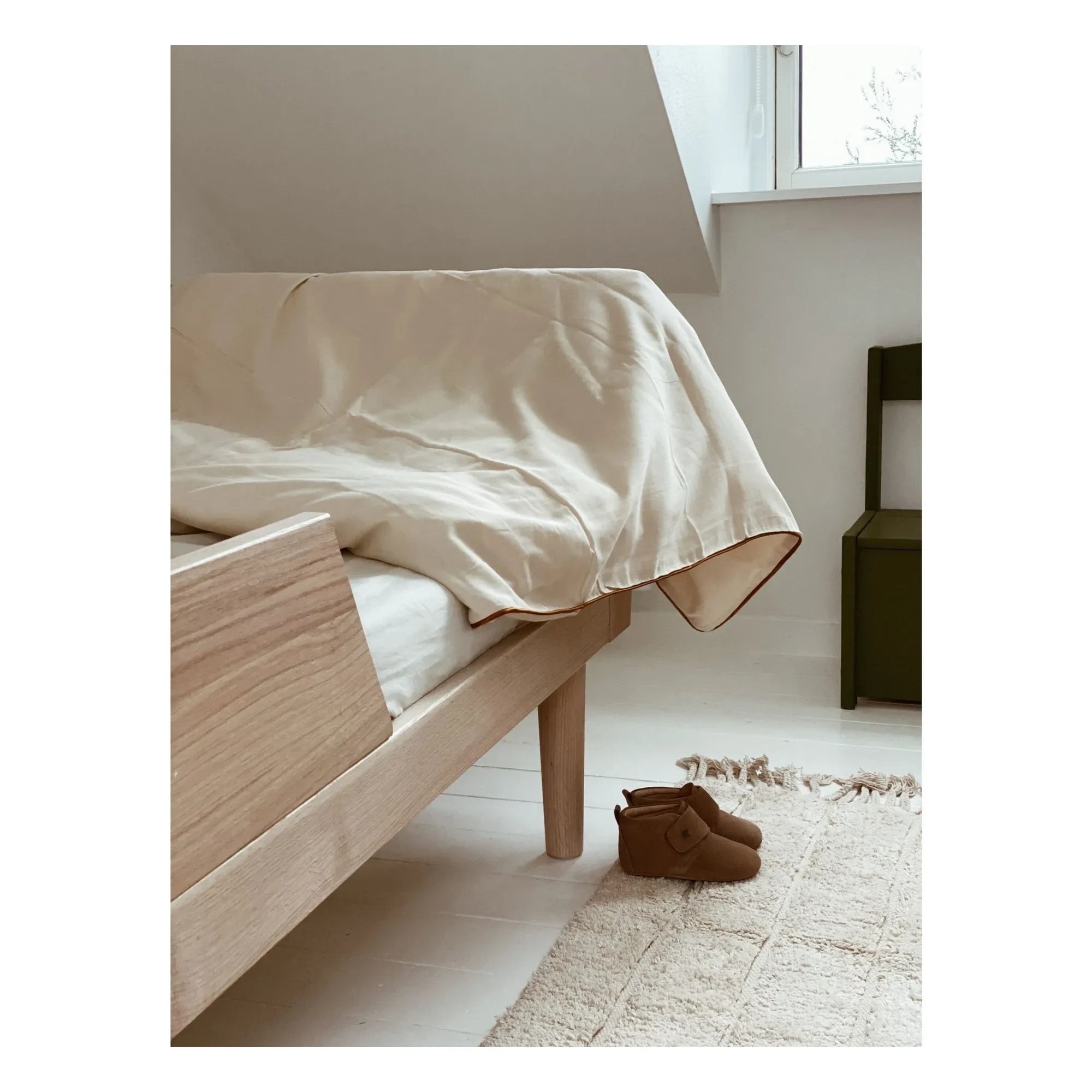 KAS Copenhague - Barrera de seguridad para cama Eli | Roble claro