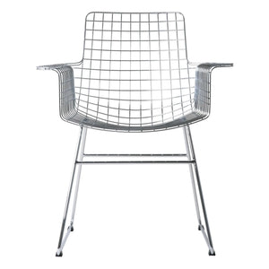 HKliving - Silla metálica | Cromo