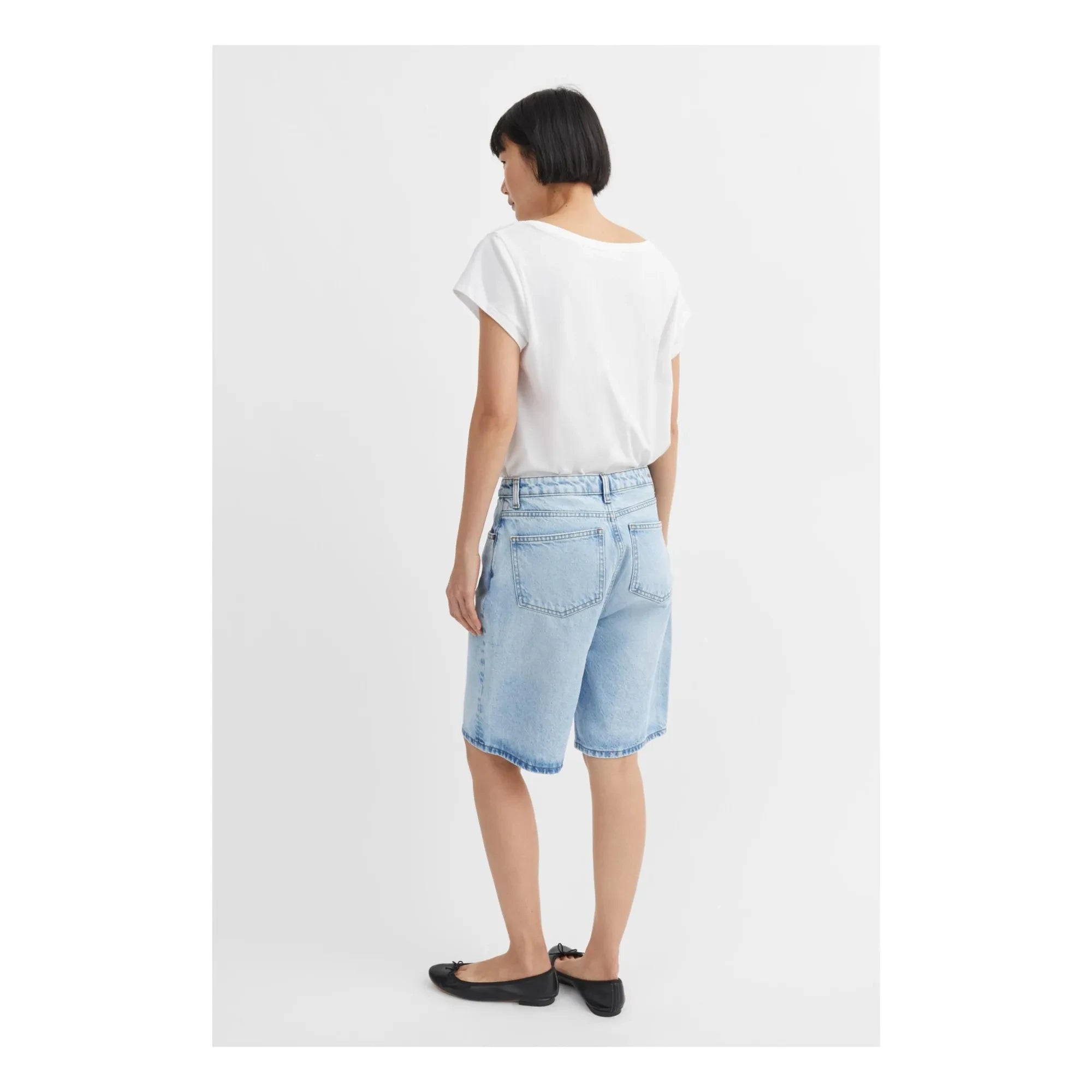 Skall Studio - Shorts bermudas Wilson Denim de algodón orgánico | Azul claro