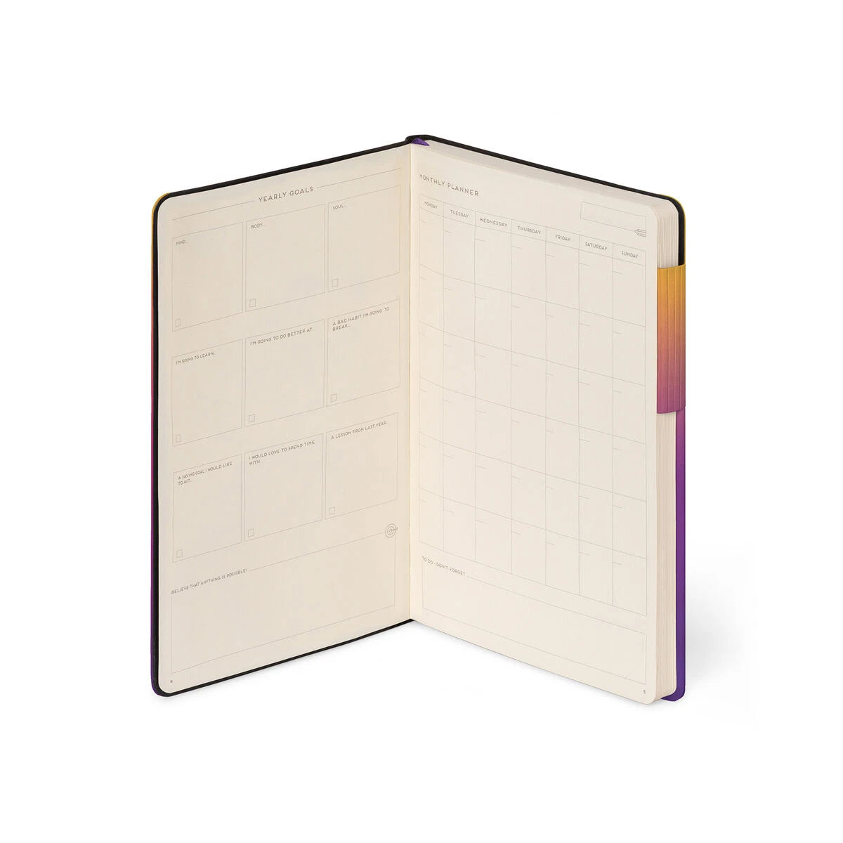 Legami - Cuaderno de Tapa Blanda Rayado - Vibras de Atardecer - Mi Cuaderno