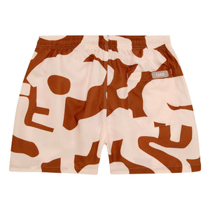 OAS - Pantalones Cortos de Baño Russet Puzzlotec | Terracota