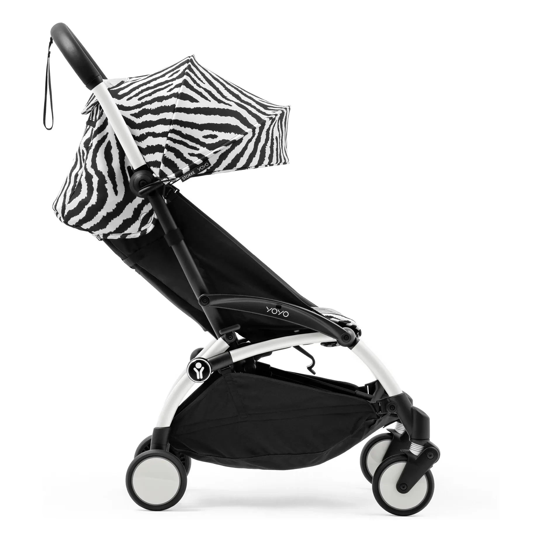 Stokke® - Cochecito YOYO³ 6+ Chasis blanco | Zebra