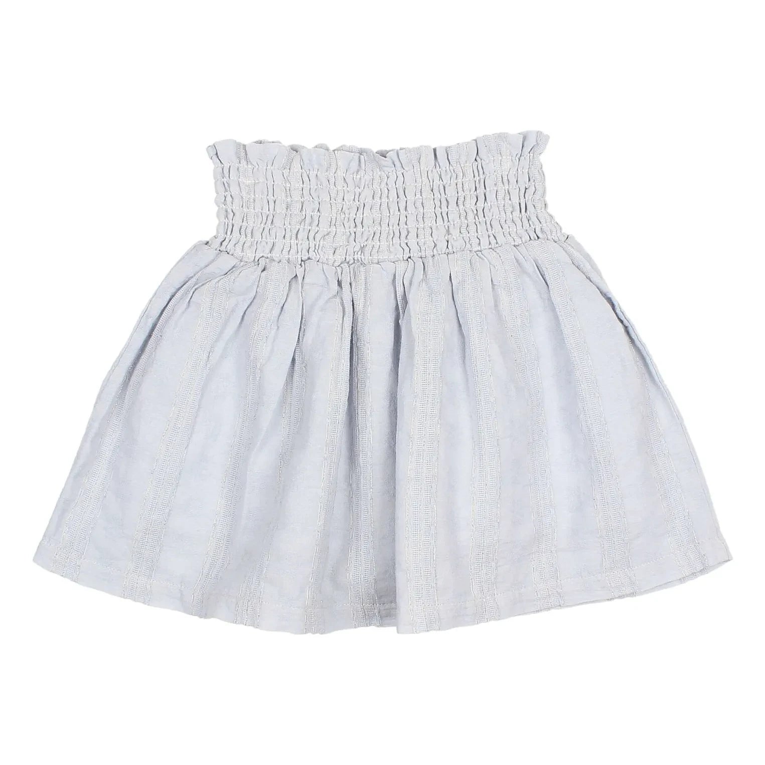 Búho - Falda de gasa de algodón Lurex | Azul claro