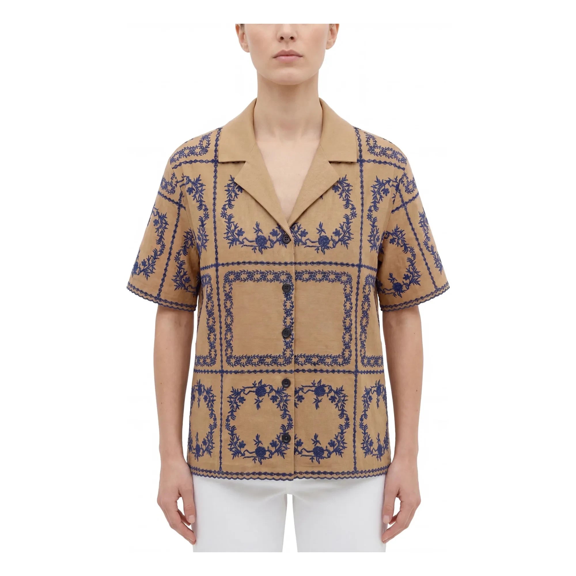 Hod - Camisa de algodón Claudel | Azul real