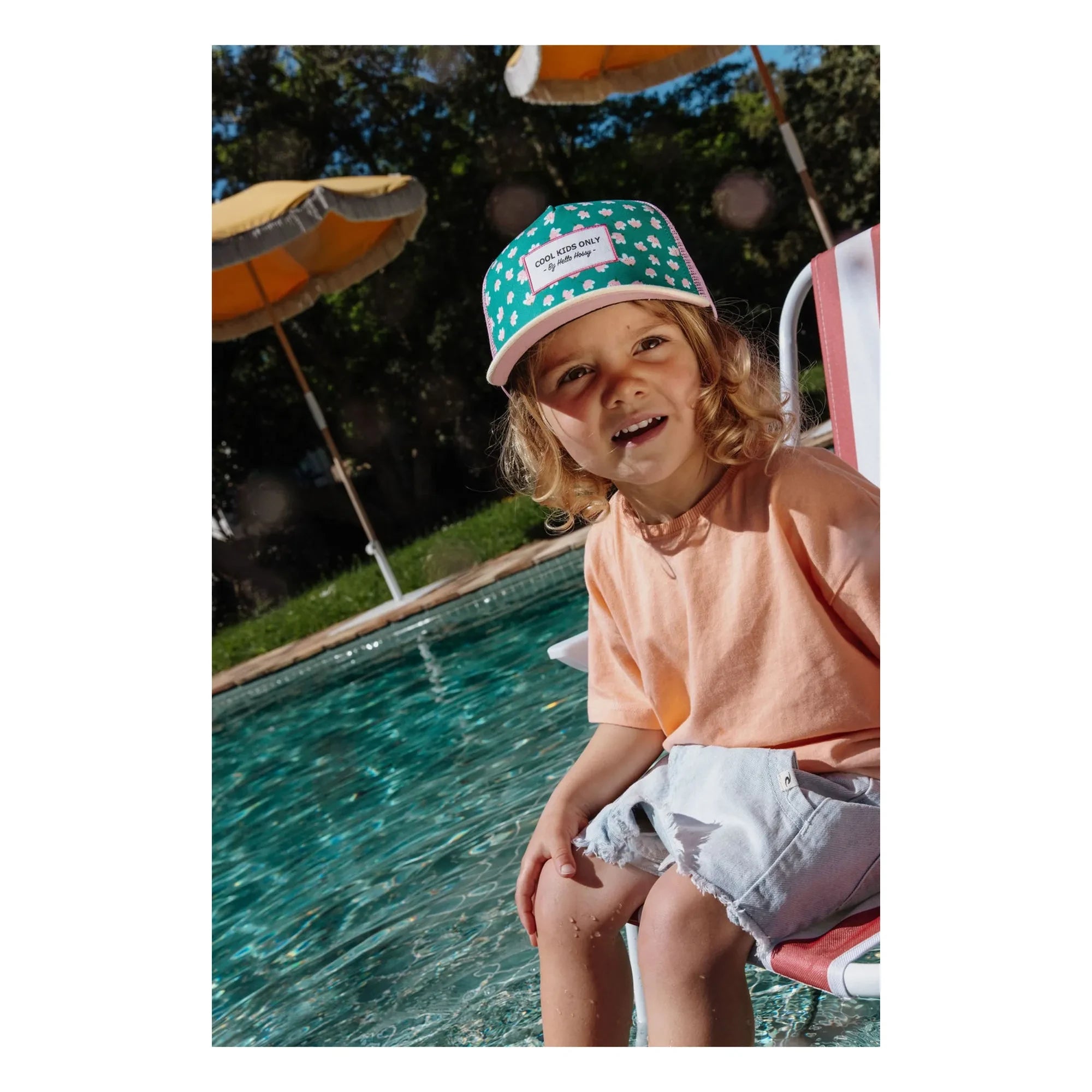 Gorra trucker curva Garden Joy Hossy - Fibras recicladas | Verde