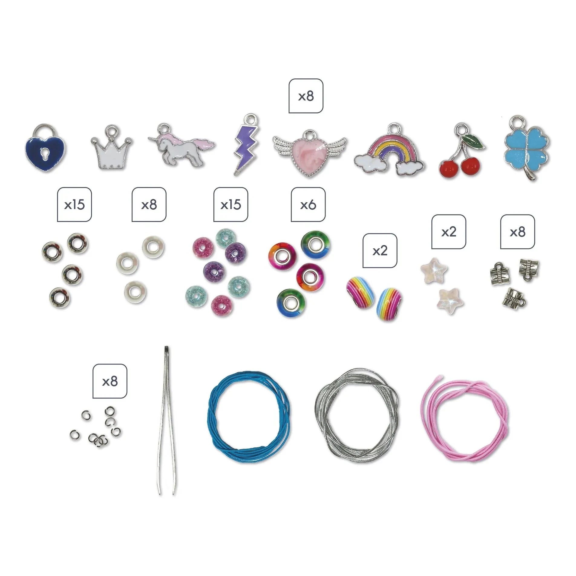 Janod - Kit para hacer pulseras relajantes - Janod x Hachette