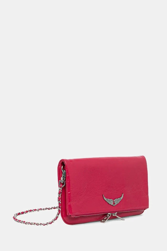 Bolso de piel ZADIG&VOLTAIRE ROCK VINTAGE CHAROL