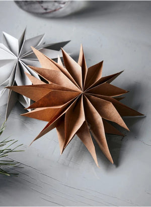 House Doctor - Adorno Navideño de Estrella de Papel