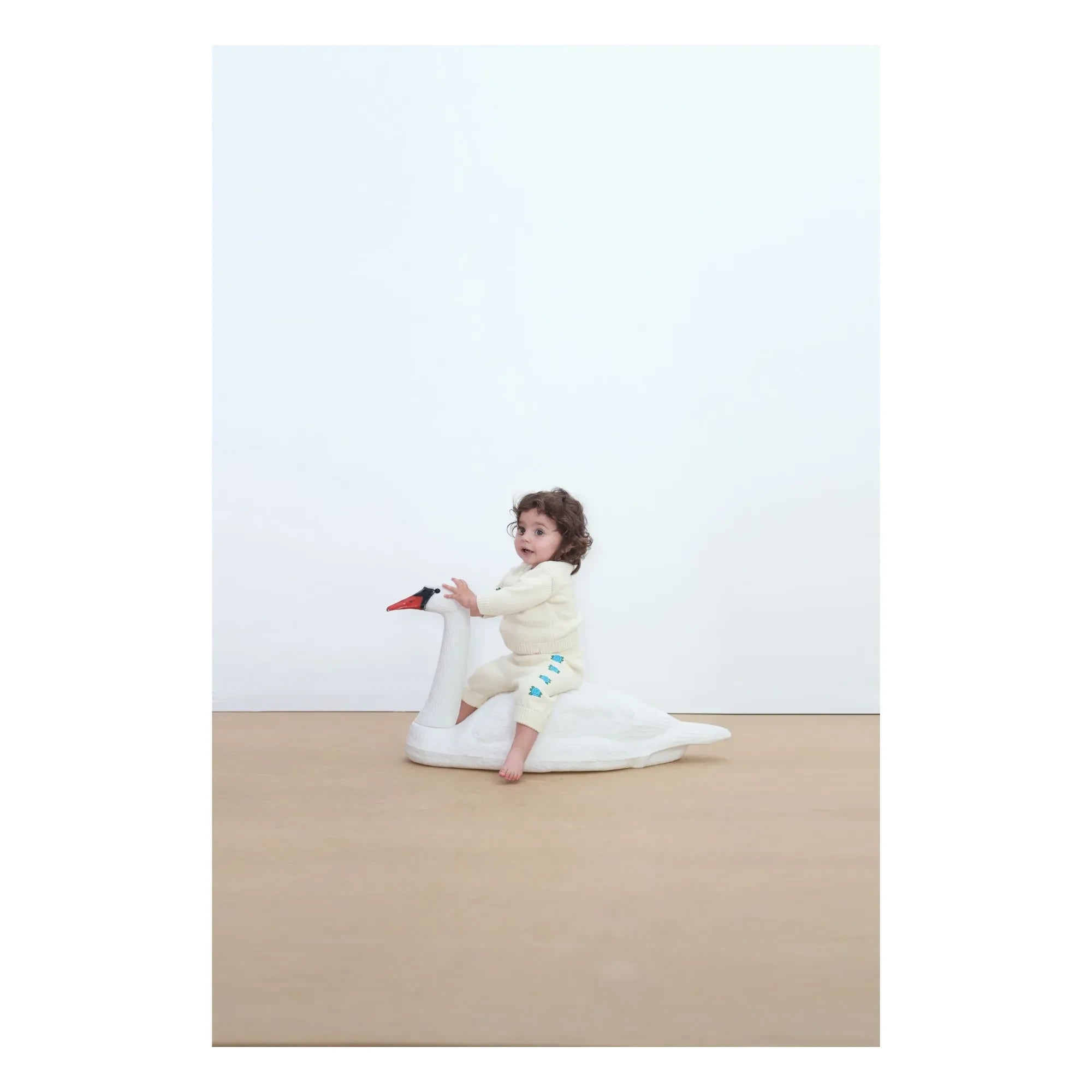 Tinycottons - Cárdigan bordado de rosas | Crudo