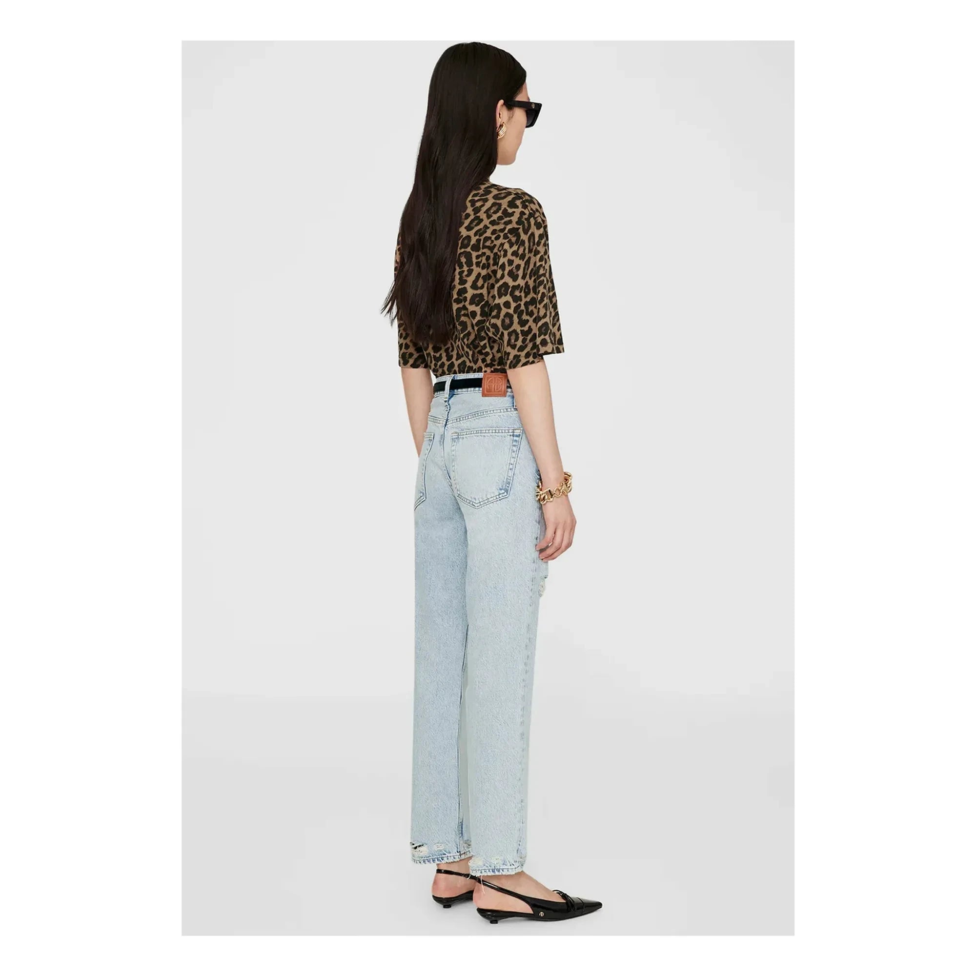 Anine Bing - Camiseta Avi | Leopardo