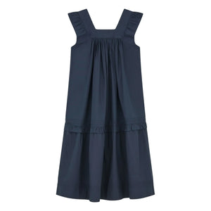 Skall Studio - Vestido de algodón Alina | Azul marino