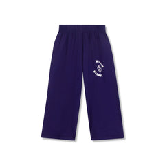 Wynken - Pantalón de pernera ancha de algodón orgánico | Azul marino
