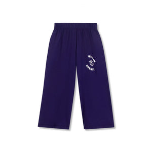 Wynken - Pantalón de pernera ancha de algodón orgánico | Azul marino