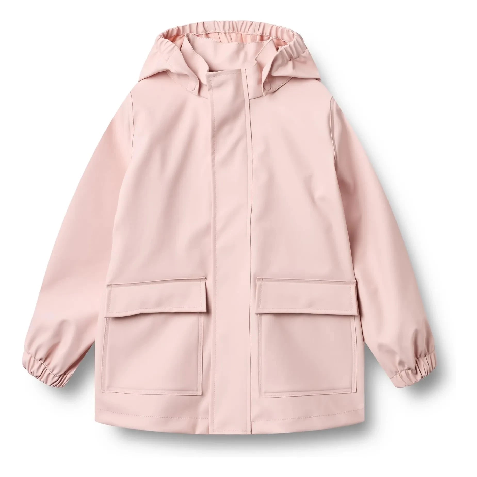 Wheat - Ollo Chaqueta Impermeable de Fibra Reciclada | Rosa Pálido