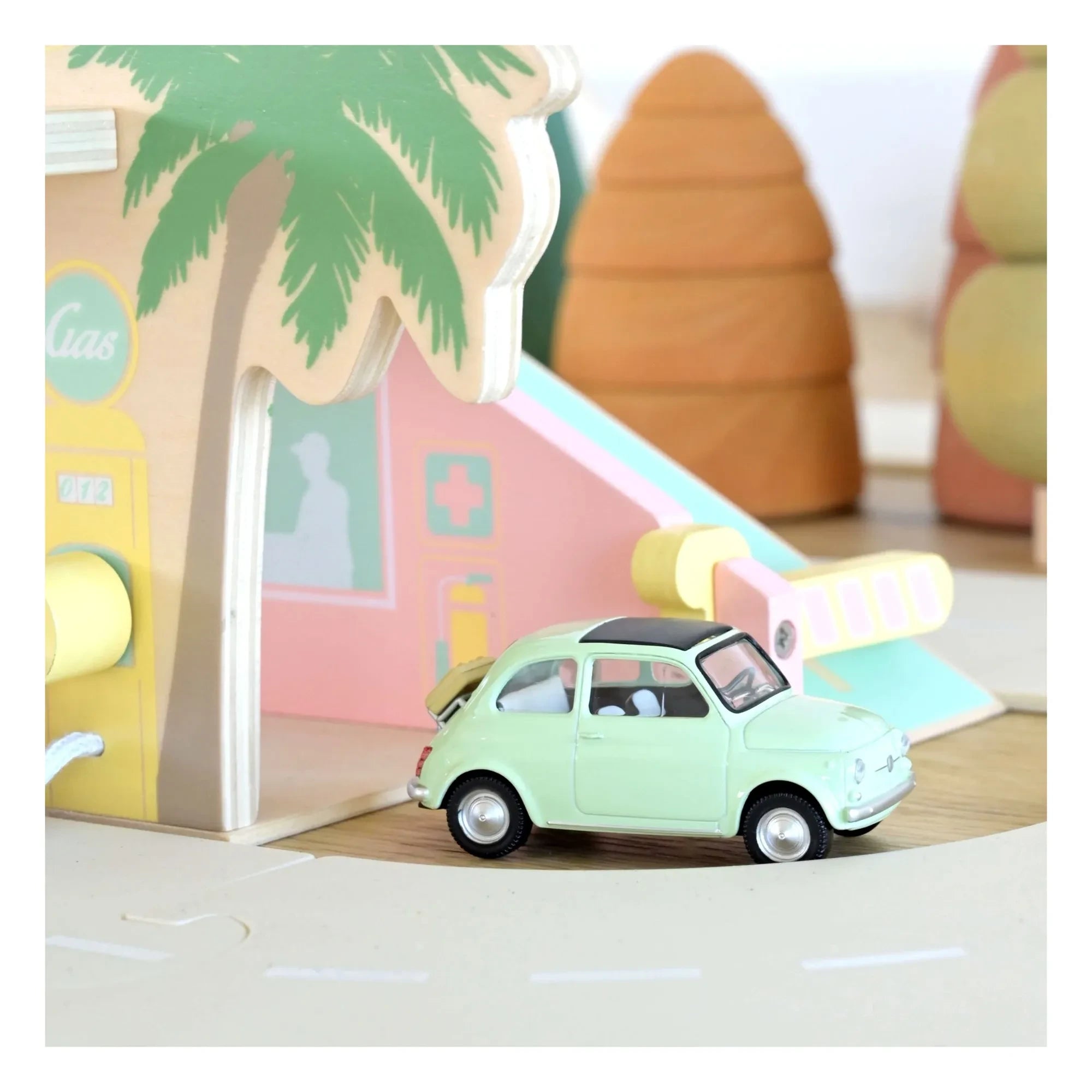 Norev - Coche Fiat 500 de 1965 | Verde