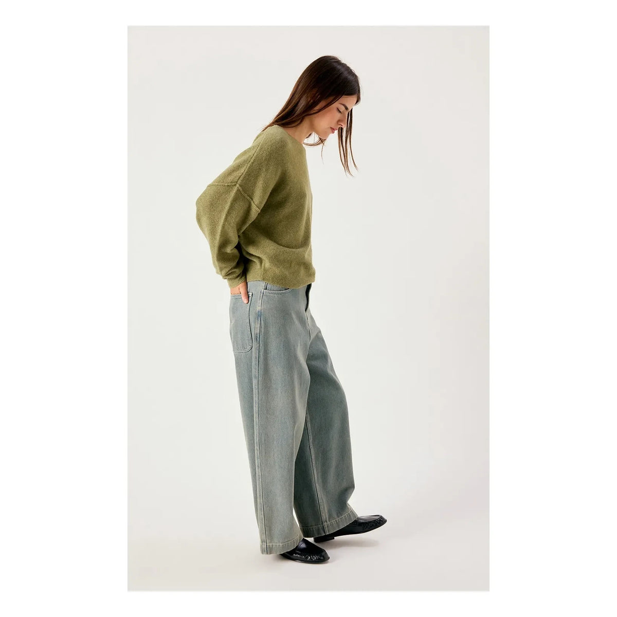 American Vintage - Jersey de lana Damsville | Caqui
