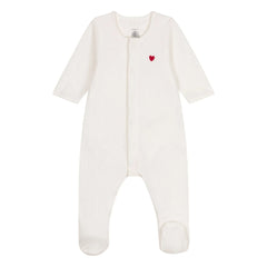 Petit Bateau - Pijama de zorro de algodón orgánico | Crudo