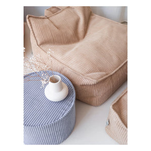 Wigiwama - Sillón de terciopelo | Marrón claro