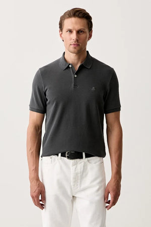 Camiseta de hombre Marc O'Polo de algodón y elastano con cuello