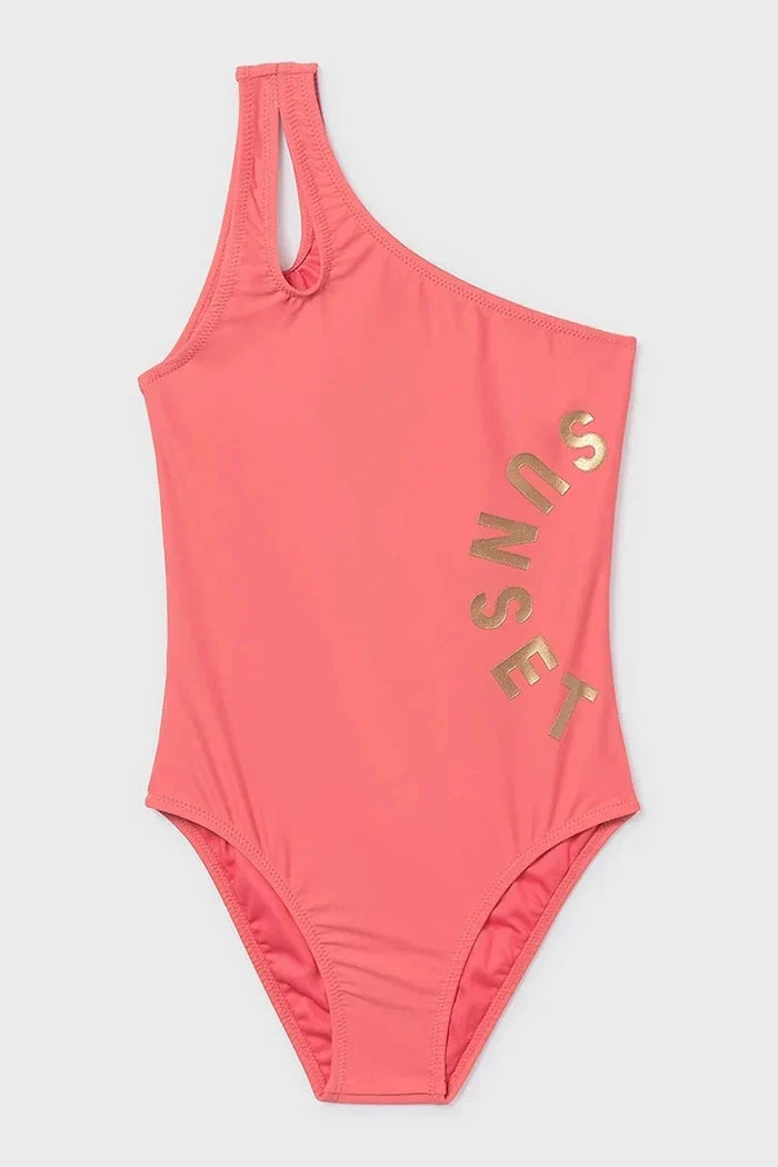 Mayoral - Traje de baño de una pieza para niña