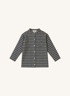 Studio Bohème - Camisa de Algodón Orgánico Jim Vichy | Gris