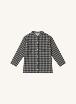 Studio Bohème - Camisa de Algodón Orgánico Jim Vichy | Gris