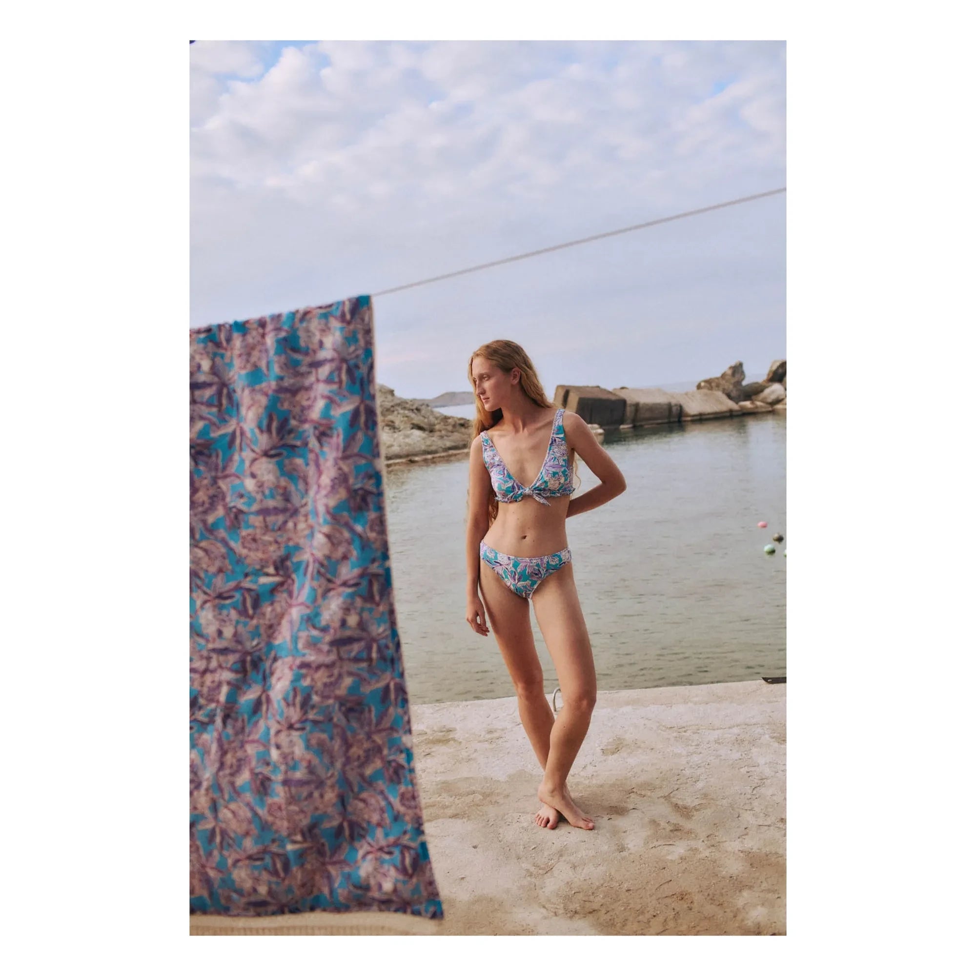 Louise Misha - Parte de abajo de jersey Kai | Azul