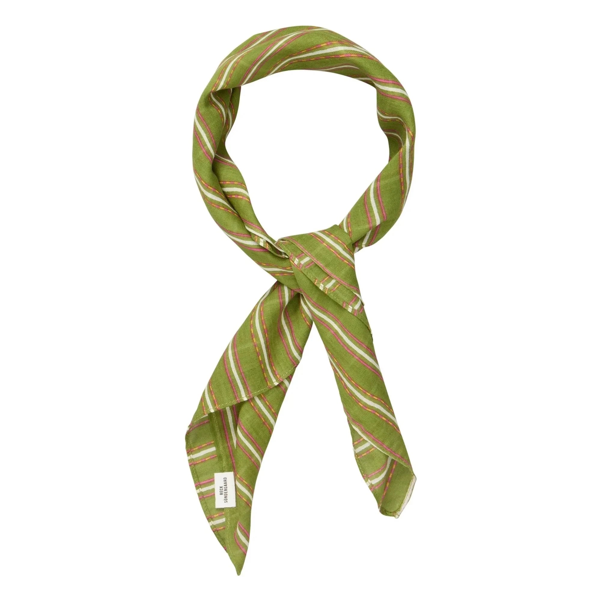 Becksöndergaard - Pañuelo de algodón Linoa | Verde