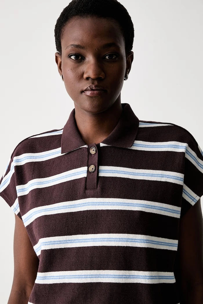 Camiseta polo de algodón Marc O'Polo para mujer