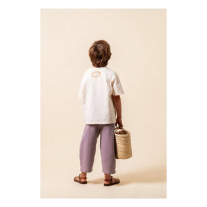 birinit - Camiseta de algodón orgánico La Siesta | Marfil