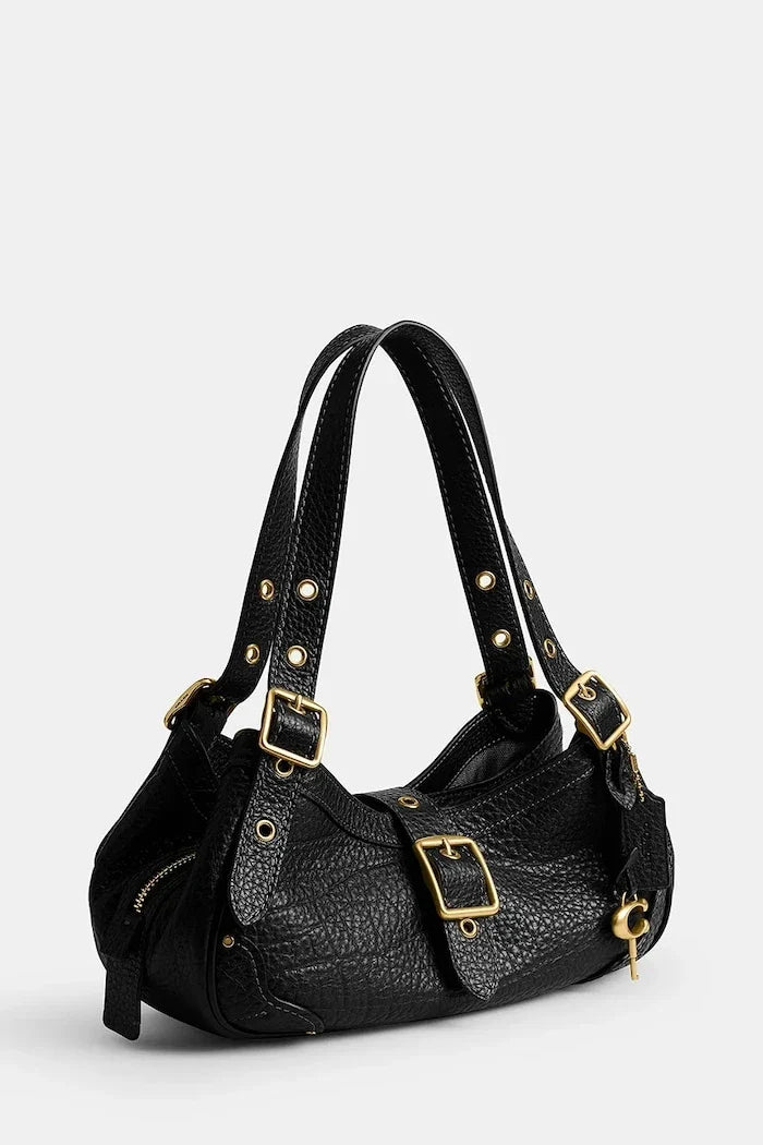 Bolso Drifter pequeño de cuero Coach