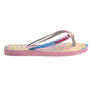 Havaianas - Slim Glitter Chanclas de dedo de moda | Rosa
