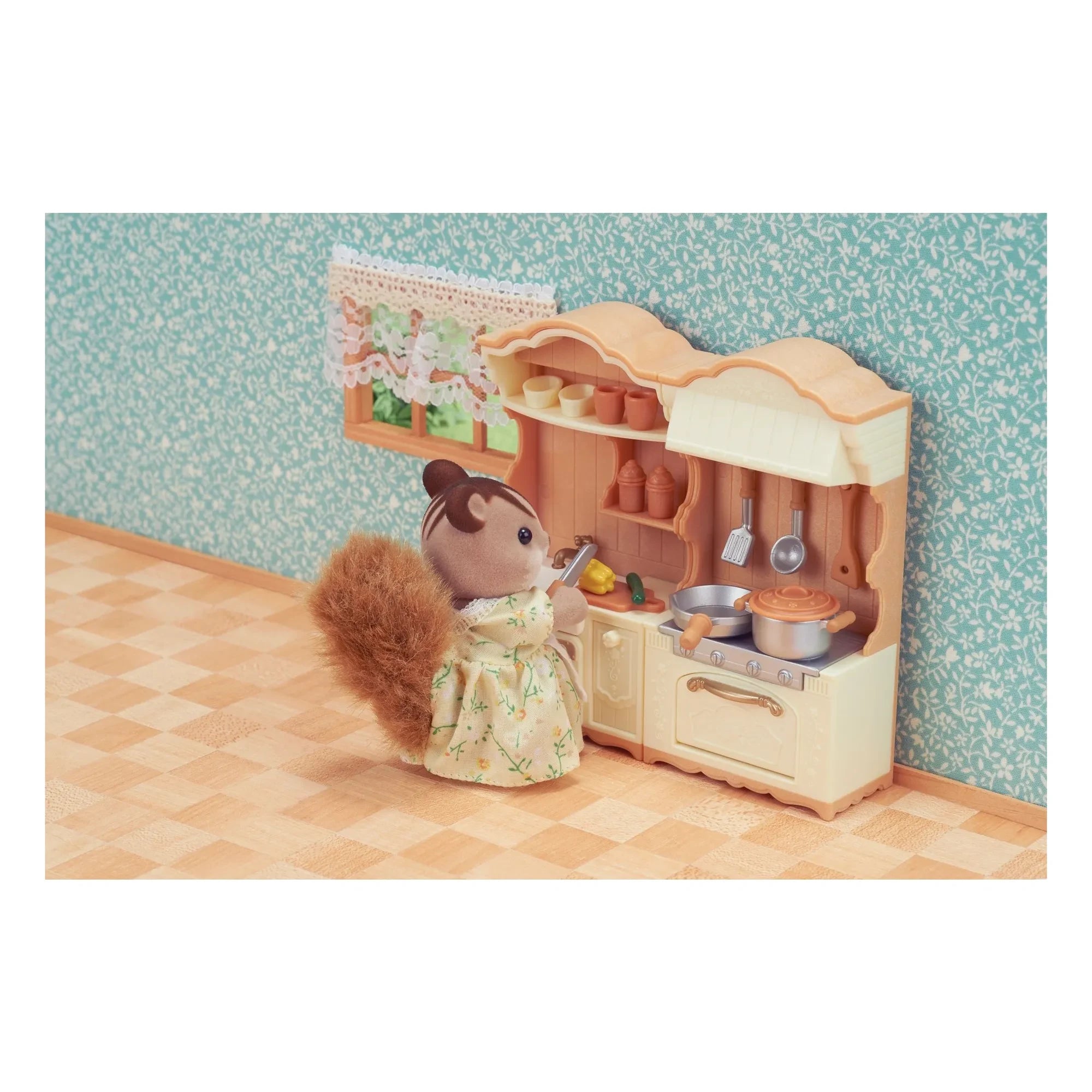 Sylvanian Families - Set de cocina con armarios