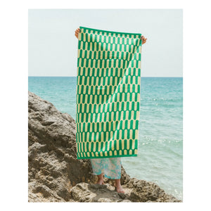 Tarta Gelatina - Toalla de playa Paseo | Verde