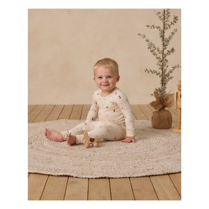 Quincy Mae - Conjunto de pijama Winter Wonderland | Crudo