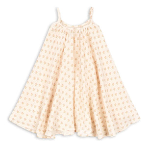 Konges Sløjd - Vestido sin tirantes de algodón orgánico coco | Rosa claro