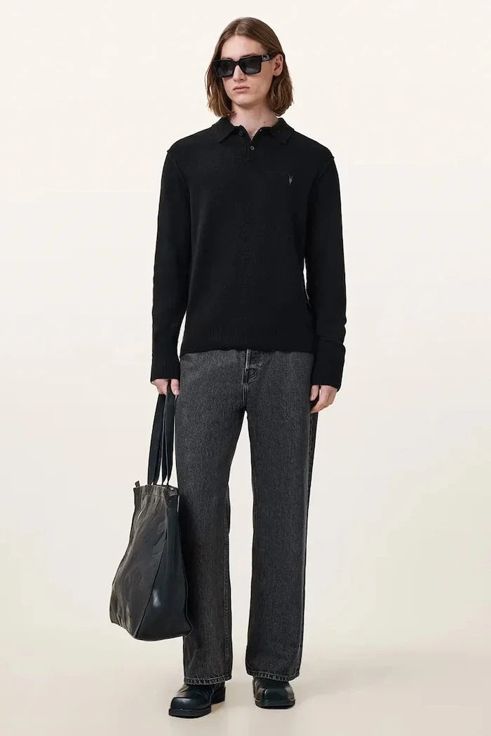 AllSaints Jersey de Viscosa para Hombre STATTEN