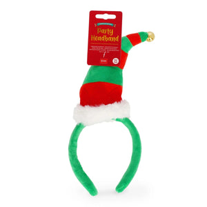 Legami - Diadema de Navidad Sombrero de Elfo - Diadema de Fiesta