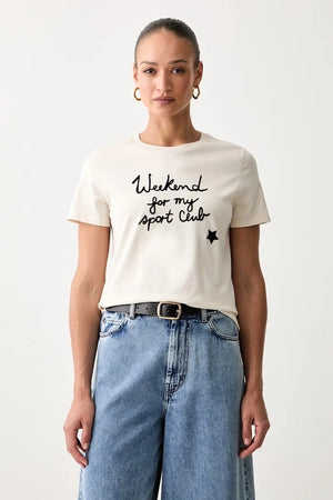 Weekend Max Mara Camiseta de Algodón para Mujer WKDEDISON