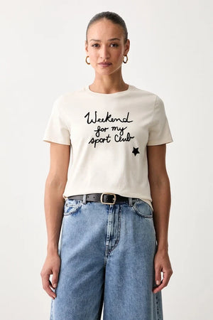 Weekend Max Mara Camiseta de Algodón para Mujer WKDEDISON