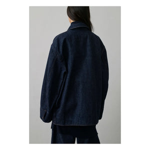 Soeur - Chaqueta de algodón orgánico Domingo Denim | Vaquero sin lavar