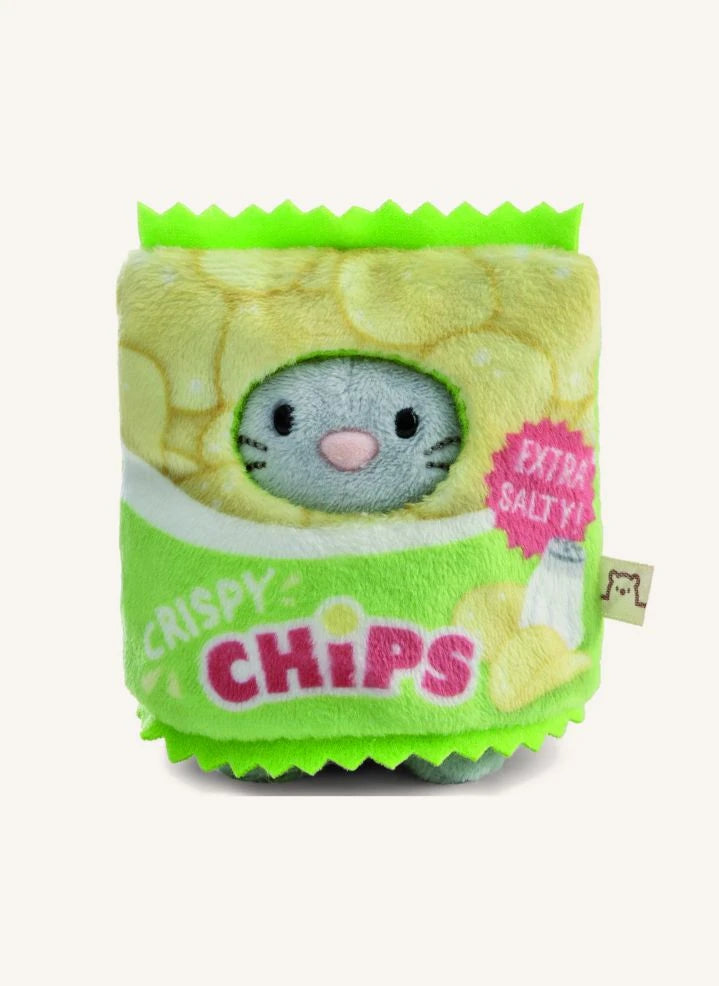 Nici - Juguete de Peluche Nibbli con Disfraz de Patatas Fritas | Gris